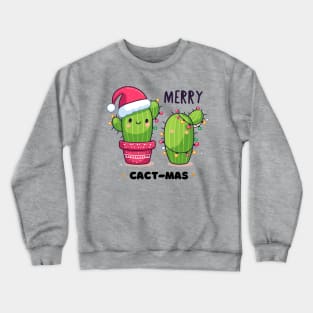 Festive & Funny Holiday Characters, Funny T-shirt, Christmas Cactus Crewneck Sweatshirt